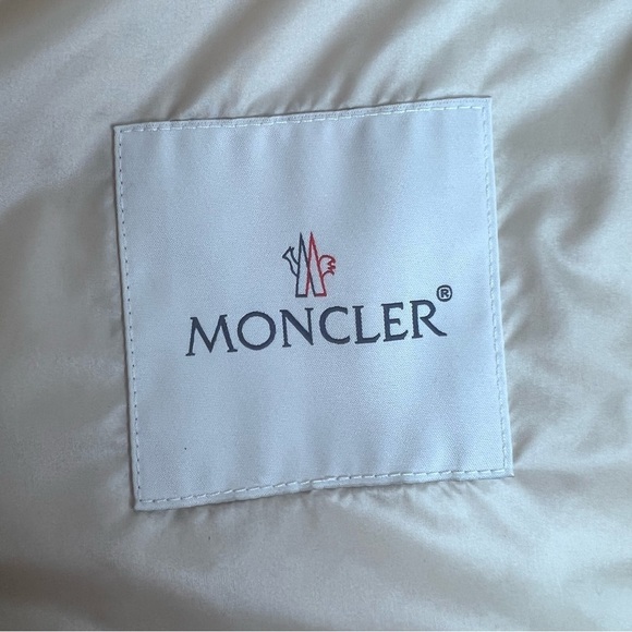 Moncler Peplum Baldah Bomber Jacket Size 5= XXL Lightweight Basic Minimalist - Picture 13 of 16